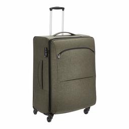 AmazonBasics Urban Valise souple à roulettes pivotantes, 73,7 cm, Vert