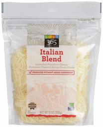 365 Everyday Value, Italian Blend Cheese, Shredded, 12 oz