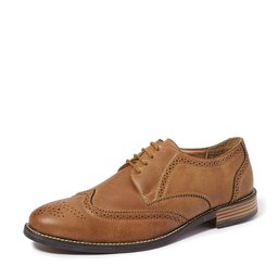 Amazon Brand - Symbol Men's Tan Brogue Shoes - 8 UK/India (42 EU)(AZ-KY-109B)