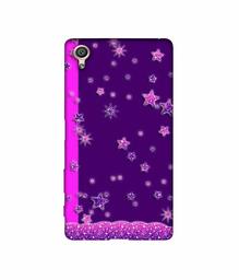 Amazon Brand - Solimo Designer Sparkling Stars 3D Printed Hard Back Case Mobile Cover for Sony Xperia X