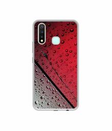 Amazon Brand - Solimo Designer Water Drop On Glass UV Printed Soft Back Case Mobile Cover for Vivo Y19