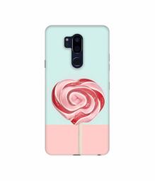 Amazon Brand - Solimo Designer Round Candy 3D Printed Hard Back Case Mobile Cover for LG G7 ThinQ