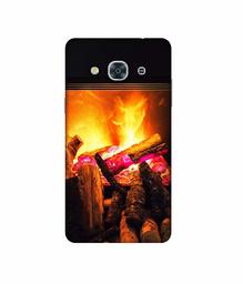 Amazon Brand - Solimo Designer Born Fire 3D Printed Hard Back Case Mobile Cover for Samsung Galaxy J3 Pro