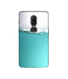 Amazon Brand - Solimo Designer Half Fill 3D Printed Hard Back Case Mobile Cover for OnePlus 6