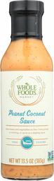 Whole Foods Market, Peanut Coconut Sauce, 13.5 oz