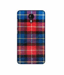 Amazon Brand - Solimo Designer Check Cloth 3D Printed Hard Back Case Mobile Cover for Micromax Canvas Nitro 4G E455