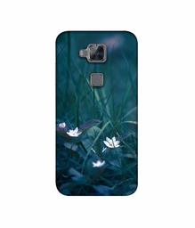 Amazon Brand - Solimo Designer White Flower 3D Printed Hard Back Case Mobile Cover for Huawei G8