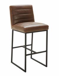 Amazon Brand – Rivet Decatur Modern Faux Leather Kitchen Bar Stool, 41