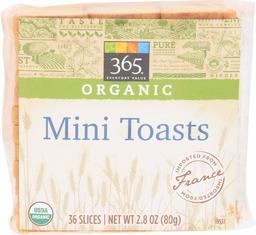 365 Everyday Value, Organic Mini Toast , 2.8 oz