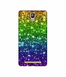 Amazon Brand - Solimo Designer Multicolor Stars 3D Printed Hard Back Case Mobile Cover for Gionee Marathon M5 Plus