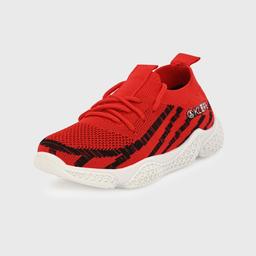 Klepe Boy's Red/Black Running Shoes-2 UK (34 EU) (3 Kids US) (KD/KPK-05/RED)