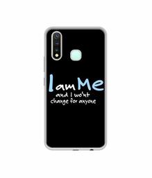 Amazon Brand - Solimo Designer Quotes UV Printed Soft Back Case Mobile Cover for Vivo Y19