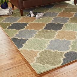 Amazon Brand – Stone & Beam Quarterfoil Wool Area Rug, 8' x 10' 6