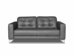 Amazon Brand - Alkove Holt Hand-Crafted Leather Sofa, 2 Seater, 92 x 175 x 84cm, Grey