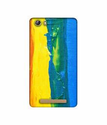 Amazon Brand - Solimo Designer Multicolor Line Color On Canvas 3D Printed Hard Back Case Mobile Cover for Gionee Marathon M5 lite