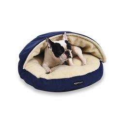 AmazonBasics Pet Bed Cave, blue