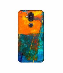 Amazon Brand - Solimo Designer Color Pattern 3D Printed Hard Back Case Mobile Cover for Nokia 8.1