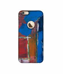 Amazon Brand - Solimo Designer Color Blog On Canvas 3D Printed Hard Back Case Mobile Cover for Apple iPhone 6 / 6S (Logo Cut)