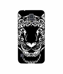 Amazon Brand - Solimo Designer White Tiger 3D Printed Hard Back Case Mobile Cover for Samsung Galaxy S5 i9600