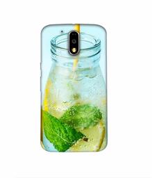 Amazon Brand - Solimo Designer Lemon Juice 3D Printed Hard Back Case Mobile Cover for Motorola Moto G4 Plus