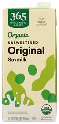 365 Everyday Value, Organic Soy Milk, Unsweetened, 32 fl oz