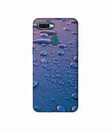 Amazon Brand - Solimo Designer Water Drops 3D Printed Hard Back Case Mobile Cover for Oppo A7