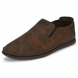 Nubeno Men's Brown Loafers-6 UK (40 EU) (80031)