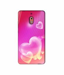 Amazon Brand - Solimo Designer Heart Abstract 3D Printed Hard Back Case Mobile Cover for Nokia 2.1