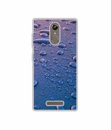 Amazon Brand - Solimo Designer Water Drops UV Printed Soft Back Case Mobile Cover for Gionee S6s