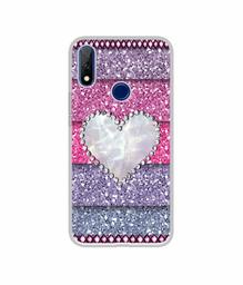 Amazon Brand - Solimo Designer Stone Heart UV Printed Soft Back Case Mobile Cover for Gionee F9 Plus