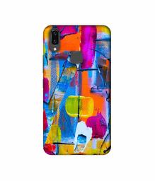 Amazon Brand - Solimo Designer Multicolor Box Texture 3D Printed Hard Back Case Mobile Cover for Vivo V9 / V9 Pro