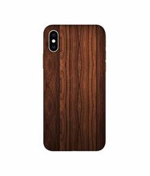 Amazon Brand - Solimo Designer Wooden Texture 3D Printed Hard Back Case Mobile Cover for Apple iPhone Xs Max