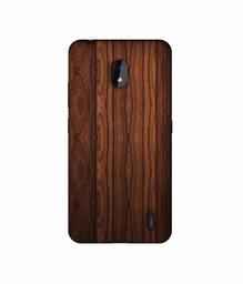 Amazon Brand - Solimo Designer Wooden Texture 3D Printed Hard Back Case Mobile Cover for Nokia 2.2