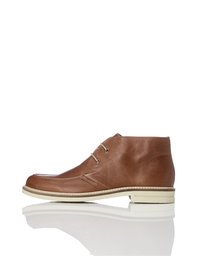 Find Boots with Contrast Stitching, Brown (camel), 43 EU