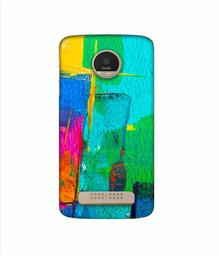 Amazon Brand - Solimo Designer Color Stokes 3D Printed Hard Back Case Mobile Cover for Motorola Moto Z Play