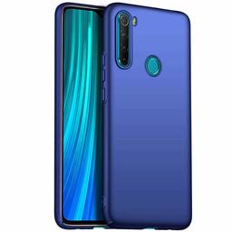 Amazon Brand - Solimo Mobile Cover (Hard Back & Slim) for Mi Redmi Note 8 (Marine Blue)