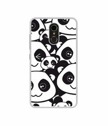 Amazon Brand - Solimo Designer Panda Texture UV Printed Soft Back Case Mobile Cover for Itel S41