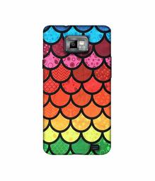 Amazon Brand - Solimo Designer Multicolor Pattern 3D Printed Hard Back Case Mobile Cover for Samsung Galaxy S2