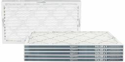 AmazonBasics MERV 8 AC Furnace Air Filter - 14'' x 25'' x 1'', 6-Pack