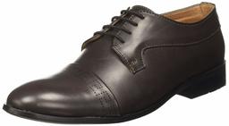 Amazon Brand - Symbol Men's Brown Synthetic Formal Shoes - 8 UK (AZ-KY-220B)