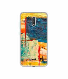 Amazon Brand - Solimo Designer Multicolor Box UV Printed Soft Back Case Mobile Cover for Nokia 2.3