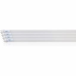 AmazonBasics Commercial Grade LED Tube Light, 4000K, 14W T8 Compatible, Plug and Play, Cool White, 4-Foot, 4-Pack