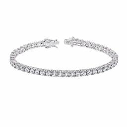 [Find] Amazon Collection puratinamekkisuta-ringusiruba-kuria- 3.5 mm Round kattokyu-bikkuzirukoniatenisuburesuretto, 16.5 cm Length Bracelet jeb00026 _ 121cl6hqd00 