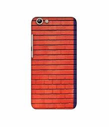 Amazon Brand - Solimo Designer Red and Purple Brick 3D Printed Hard Back Case Mobile Cover for Vivo Y69