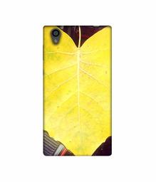 Amazon Brand - Solimo Designer Yellow Leaf 3D Printed Hard Back Case Mobile Cover for Sony Xperia L1