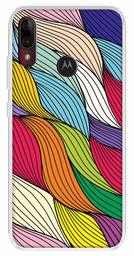 Amazon Brand - Solimo Designer Multicolor Visual Art Design Printed Soft Back Case Mobile Cover for Motorola Moto E6s / Motorola Moto E6 Plus