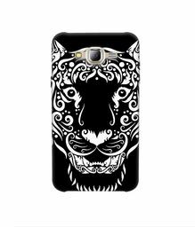 Amazon Brand - Solimo Designer White Tiger 3D Printed Hard Back Case Mobile Cover for Samsung Galaxy J2 (2016)