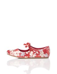 Red Wagon Mary Jane Girls' Low Shoes with Floral Print