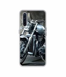 Amazon Brand - Solimo Designer Motorcycle UV Printed Soft Back Case Mobile Cover for Oppo F15