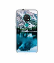 Amazon Brand - Solimo Designer Lake Mountain UV Printed Soft Back Case Mobile Cover for Nokia 7.2